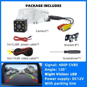 Backup Camera Rear View Reverse License Plate Light for Honda CRV Odyssey Accord Crosstour FR-V Fit Jazz HRV CRZ CRX Jade Car