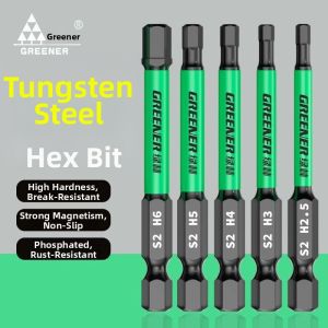 GREENER | High Hardness Strong Magnet Hex Ball Driver