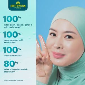 Amaterasun UV Water Barrier SPF 35 PA++++ Sunscreen Sun Screen Wudhu Friendly Real SPF Sunblock Wajah