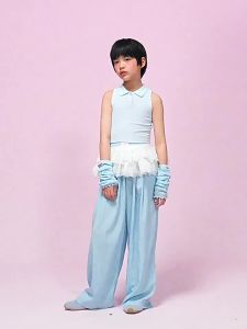 LOVESASAKIDS | Slim Fit Sleeveless Polo Vest for Girls