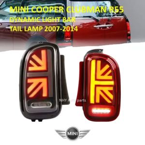 BMW Mini Cooper Clubman R55 Tail Lamp Led Union Jack Bar dynamic sequential signal taillights 2007 2008 2009 2010 2011 2012 2013 2014