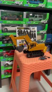 รถบังคับวิทยุ รถแบคโฮ ตีนตะขาบ หัวตักเป็นโลหะ เล่นได้สนุก_CLAYTER ZCMHT 1912