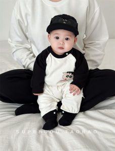 Adorable Spring Outfit Baby Romper Newborn Infant Clothes Korean Style Cotton Elastic Fiber Baby Suit for Babies Boys And Girls