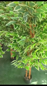 FICUS TREE Artificial Plant Artificial Flower Faux Greenery Potted Plant Home Decoration Indoor Outdoor Decorative Plants for Living Room Bedroom Office Desk Tabletop Garden Café Event Wedding Artificial Decorative Plant Ornament Accessories