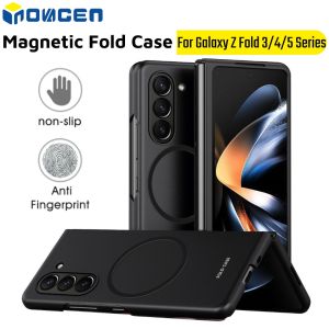 INOVAGEN Magnetic Phone Case For Samsung Galaxy Z Fold 5Fold 4Fold 3Baby Skin TouchWireless Charging SupportPC Full Protection Cover Fingerprint Resistant