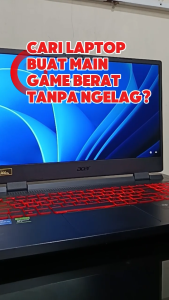 LAPTOP GAMING ACER NITRO 5 AN515-58-544K NVIDIA GeForce RTX 3050 INTEL CORE i5-12450H 32GB RAM 1TB SSD 156" IPS 144Hz THUNDERBOLT 4 KILLER WIFI6 BACKLIT KEY RED