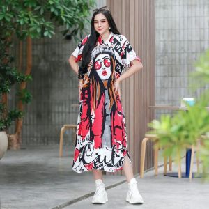 CUTE LIFE DRESS DASTER KARAKTER KEKINIAN VIRAL PREMIUM REAL PIEK