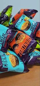 Bonz Corntwiz Baked Corn Snack 70g x 10 [Bundle of Ten] -  Chilli Cheese Barbecue Cheese and Chicken Flavors [Halal Certified]