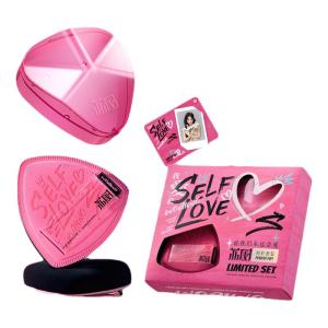 lishu | Black Pineapple Dry & Wet Dual Use Makeup Puff for Foundation Setting