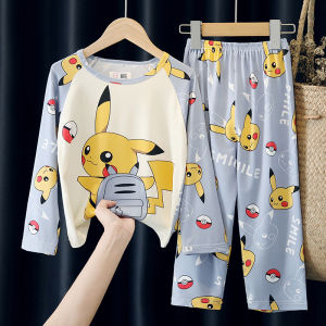 XINQIGUO | Long Sleeve Children Sleepwear Set Cotton