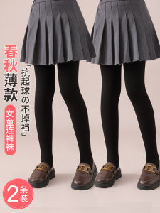 Girl Leggings Spring & Fall Thin Black Trousers Connected with Feet Stockings Outwear Stockings Kids Pantyhose Baby Body Stockings