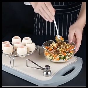 304 Stainless Steel Egg Eggshell Opener Eggshell Cutter Double Head Egg Topper Shell Opener Boiled Raw Egg Creative Egg Separator Kitchen Tool
