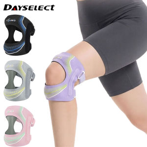 1Pcs Silicone Patella Knee Strap Basketball Knee Support Brace Hiking Knee Pad Meniscus Protection Shock Absorption Knee Sleeve