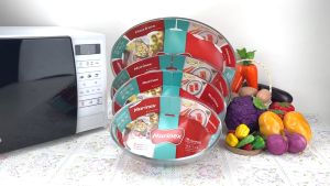 Loyang kaca oval tahan panas tebal import MARINEX