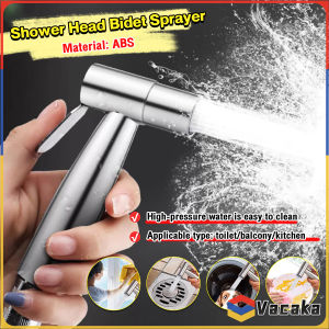 Vacaka Shower Head Bidet Spray Toilet Flushing Pressurized Water Sprayer
