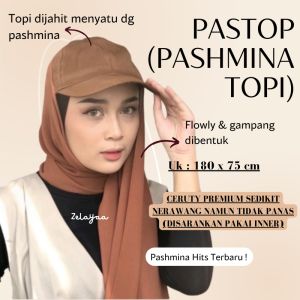 PASMINA TOPI WANITA DEWASA | PASHTOP PASMINA TERBARU 2022 KEKINIAN VIRAL | HIJAB PASHMINA PLUS TOPI
