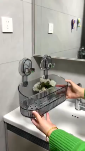 Kệ Treo Để Đồ Nhà Tắm Hút Chân Không Đa Năng Tiện Lợi ( Dán Kệ Nên Tường Để Qua Ngày Cho Khô Keo Đã Nhé )
