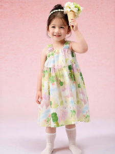 Balabala | Đầm Dây Cho Bé Gái Vải Cotton Mềm