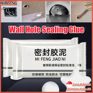 🔥SG STOCK🔥 Wall hole sealant / Waterproof sealing solid glue for Air conditioning hole / sewer pipe / wall hole repair 密封胶泥