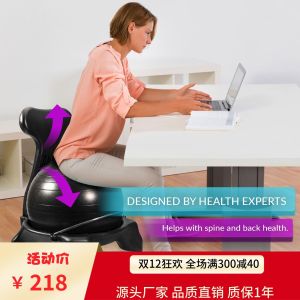 Matte Yoga Fitness Ball Chair Office Seat Cushion Adjustable Exercise Ball Chair Home Gym Ball Chair Balanced Stability