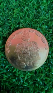 BRASS KUBERA COIN  LAKSHMI KUBERA COIN FOR KUBERA POOJA