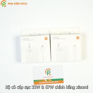 Củ cáp sạc nhanh Xiaomi 67W 33W USB sang Type C Sạc mọi máy Xiaomi Chính hãng bảo hành 1 tháng