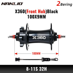 NanLio X360 Rear Hub - 32 Holes 360 Engagement Points Loud Noise 8 Pawls Sealed Bearings 8-12 Speed Bike Accessories