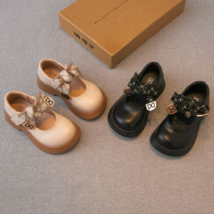 Princess Style Soft Bottom Black Bean Shoes for Girls Spring Autumn New Fashion Childrens Shoes Magic Town Brand Kids Footwear