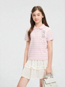 Balabala | Summer New Girls Polo T-Shirt