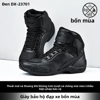 DUHAN | Giày Đua Xe Máy Chống Trượt Bền Cho Nam Tất Cả Mùa