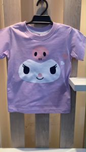 เสือยืด เสื้อเดี่ยว คอกลม ลายสกรีนน่ารัก ผ้า cotton 100%