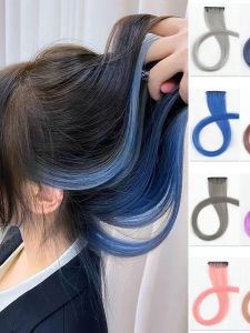 Phụ Kiện Tóc Giả Màu Sắc Một Mảnh Cho Phụ Nữ Phụ Kiện Tóc Giả Không Để Lại Dấu Vết Tóc Giả Thời Trang Cho Phụ Nữ