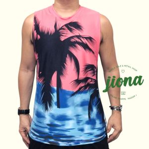 Hawaiians Summer Muscle Tee Tank Top Men