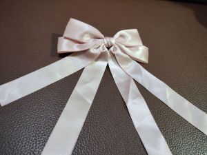 Jepit Rambut Wanita Motif Polos Pita Panjang Gaya Korea Fashion Import