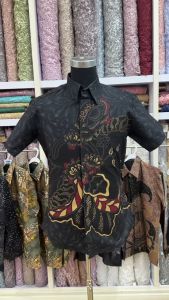 Jayabaya Batik MAHADIKA Kemeja Katun Lengan Pendek