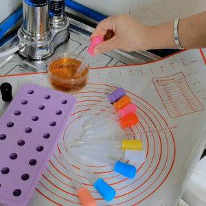 Liquid Droppers Silicone 5ml Clear Liquid Medicine Eye Dropper with Bulb Tip for Kids Candy Mold