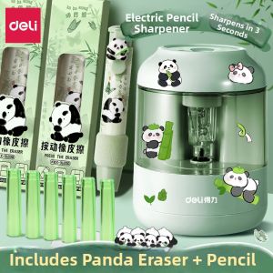 deli | Automatic Electric Pencil Sharpener Kids Students