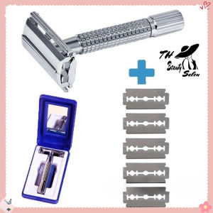 TH Beauty Salon รุ่นล่าสุด ครบชุด 1 กล่อง 5 มีดโกนหนวด คลาสสิก แบบ 5 ใบมีด COD