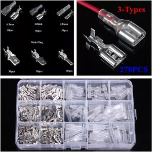315pcs Insulated Electrical Wire Terminals Crimp Connectors Sleeves Battery StarterCrimp Female/Male Spade Terminals