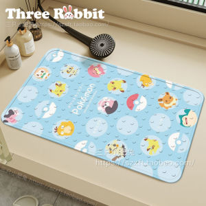 Non-Slip Bathroom Mat Pet Pokemon Shower Bath Room Special Anti-Fall Home Use Foot Pad Toilet Mat Cartoon Anime Style