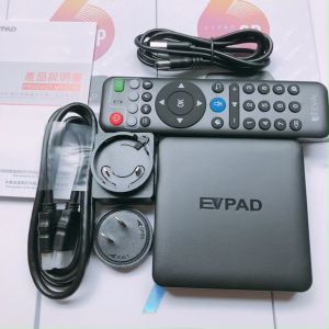 Tivi box EVPD 6P Ram 4G + ROM 64G Android 10.0 Xem Truyền Hình Quốc Tế Miễn Phí Có Remote Hỗ Trợ Voice