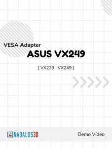 [Nadalos 3D] Asus VX239 | VX279 - VESA Adapter
