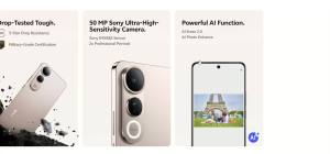 vivo | NEW vivo V50 Lite 5G Smartphone 8GB+256GB 6.77 AMOLED 120Hz 50MP Sony Camera 6500mAh Battery 90W FlashCharge Dual SIM