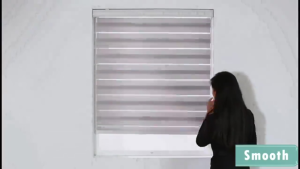NICEDAYS Modern Korean Blackout Blinds Venetians Duo Roller Blinds For Window Room/Office Decoration 180×180cm 170×180cm 160×180cm