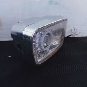 reflektor lampu depan RX king lama  chrome dan hitam