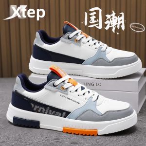 XTEP | Giày Vải Đế Thấp Chống Nước Da