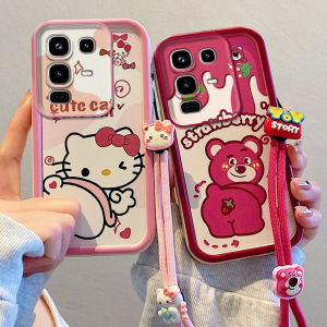 ใหม่ เคสโทรศัพท์ Infinix Note 50S 50X Note50 50 Pro+ Plus 5G 4G แฟชั่นความคิดสร้างสรรค์ Ins Cappy Strawberry Bear กบเคสกันกระแทกรวมทุกอย่างที่มีสายคล้อง2025