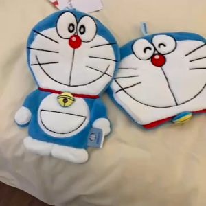 Khăn lau tay treo tường nhà bếp nhà tắm hình thú Doraemon cute dễ thương siêu thấm