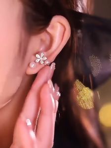 【Pharaoh🎀COD】Puisi Mimpi Bunga Perang Cincin Luxuri Cahaya Dua Pakai Cincin Perang Kecil Wanita anting mode