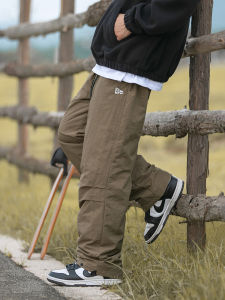 Winter Thicken Thermal Cotton Pants Windproof Waterproof Outdoor Anti-Cold Pants Straight-leg Loose Pants Men Cotton-Padded Casual Pants